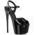 Pleaser JUBILANT-09 - Patent Black 44 (US 13)