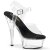 Pleaser KISS-208 - Black/Clear 36 (US 6)