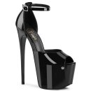 Pleaser JUBILANT-15 - Lack Schwarz 42.5 (US 12)