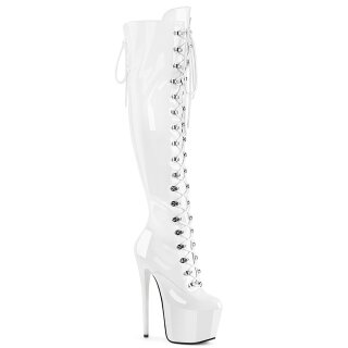 Pleaser JUBILANT-3012 - Patent White 44 (US13)