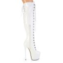 Pleaser JUBILANT-3012 - Patent White 44 (US13)