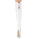 Pleaser JUBILANT-3012 - Patent White 39 (US 9)