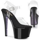Pleaser SKY-308CRS - Schwarz/Lavendel