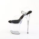 Pleaser FLAMINGO-808PREM - TPU Black/Clear 35 (US 5)