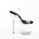Pleaser FLAMINGO-808PREM - TPU Black/Clear 35 (US 5)