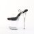 Pleaser FLAMINGO-808PREM - TPU Black/Clear 35 (US 5)