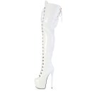 Pleaser JUBILANT-4012 - Lack Wei&szlig;