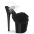 Pleaser FLAMINGO-808FUR - Schwarz