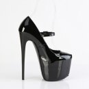 Pleaser JUBILANT-28 - Patent Black 38 (US 8)