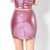 Patrice Catanzaro Vinyl Mini Skirt PRALINE - Plum
