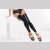 Darque Wetlook Overknee Stulpen - Schwarz