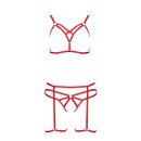 Passion Harness Lingerie Set MAGALI - Red