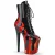 Pleaser FLAMINGO-1020FLM - Lack Schwarz / Rot