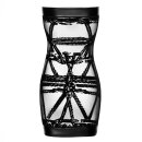 Noir Handmade Bondage Style Dress BONDESQUE F359