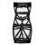 Noir Handmade Bondage Style Dress BONDESQUE F359