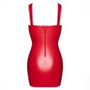 Noir Handmade Lace-Up Mini Dress BOMBSHELL F364 - Red