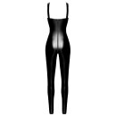 Noir Handmade Powerwetlook Lace-Up Catsuit VIXEN F362