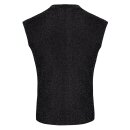 Noir Handmade Sleeveless Mesh Shirt H083 - Black