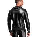 Noir Handmade Powerwetlook Hooded Jacket VEXEN H086