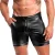 Noir Handmade Powerwetlook Bermuda Shorts H088