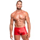 Noir Handmade Powerwetlook Shorts IGNITE H097 - Red