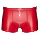 Noir Handmade Powerwetlook Shorts IGNITE H097 - Red