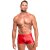 Noir Handmade Powerwetlook Shorts IGNITE H097 - Red