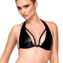 Noir Handmade Halterneck Bralette F391 - Black