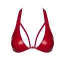 Noir Handmade Neckholder Bralette F392 - Rot