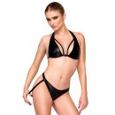 Noir Handmade Strappy Panty F393 - Black