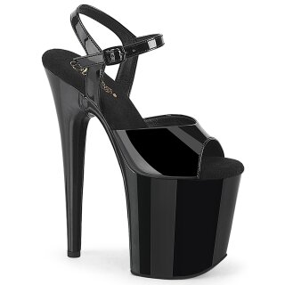 Pleaser FLAMINGO-809WR - Patent Black