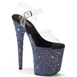 Pleaser BEJEWELED-808MS - Schwarz
