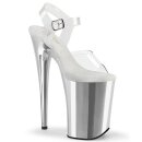 Pleaser INFINITY-908 - Silver/Chrome