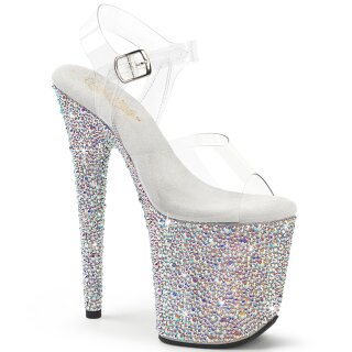 Pleaser BEJEWELED-808MS - Silver