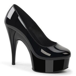 Pleaser REVEL-685- Patent Black
