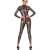 Noir Handmade Transparent Catsuit F429 - Silver
