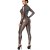 Noir Handmade Transparent Catsuit F429 - Silver