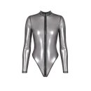 Noir Handmade Transparent Bodysuit F430 - Silver