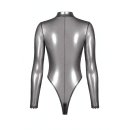 Noir Handmade Transparent Bodysuit F430 - Silver