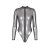 Noir Handmade Transparent Bodysuit F430 - Silver