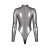 Noir Handmade Transparent Bodysuit F430 - Silver