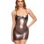 Noir Handmade Transparent Minidress F428 - Silver