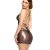 Noir Handmade Transparent Minidress F428 - Silver