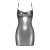 Noir Handmade Transparent Minidress F428 - Silver