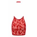 Noir Handmade Neckholder Flock Minidress F419 - Red