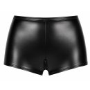 Noir Handmade Powerwetlook Short F411 - Schwarz