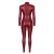 Noir Handmade Powerwetlook Catsuit mit 3-Wege Zipper F395 - Burgunderrot