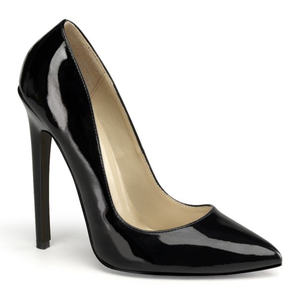 Stiletto High Heels SEXY-20 - Patent Black