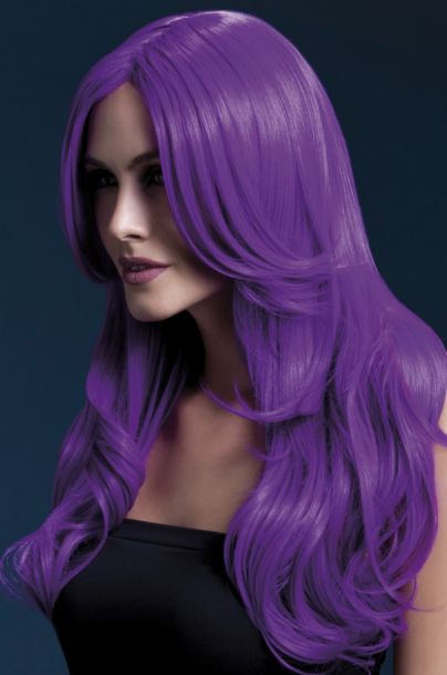 Longhair Wig KHLOE - Neon Purple