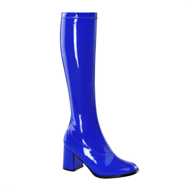 Retro Boots GOGO-300 - Patent blue